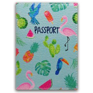 Waterproof Eco Leather Passport Holder Travel Cover Minimalist
